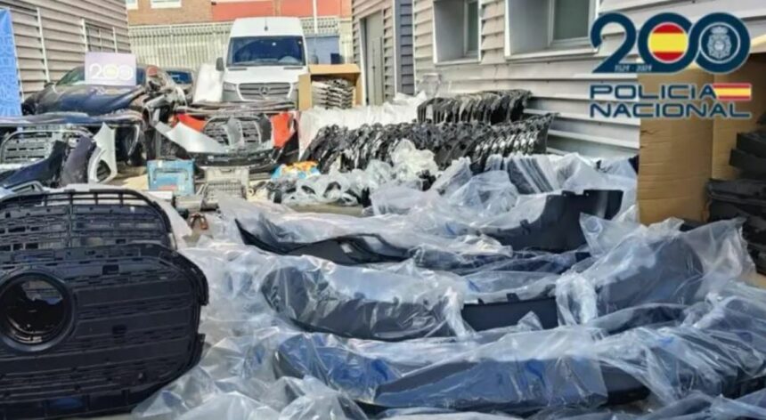 Desarticulado un grupo que robaba piezas de automoción en Valladolid y Palencia