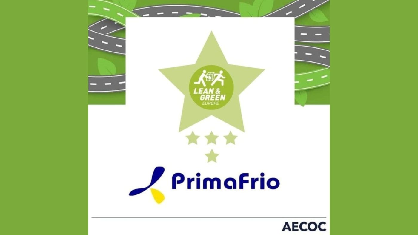 Primafrio refuerza su posición como referente en transporte sostenible con su cuarta Estrella Lean & Green. Foto: Primafrio Primafrio refuerza su posición como referente en transporte sostenible con su cuarta Estrella Lean & Green