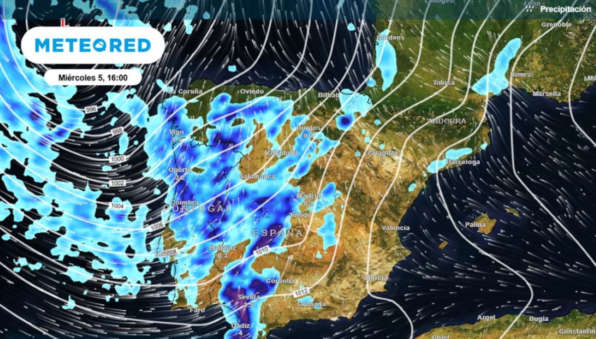 Temporal llega a España