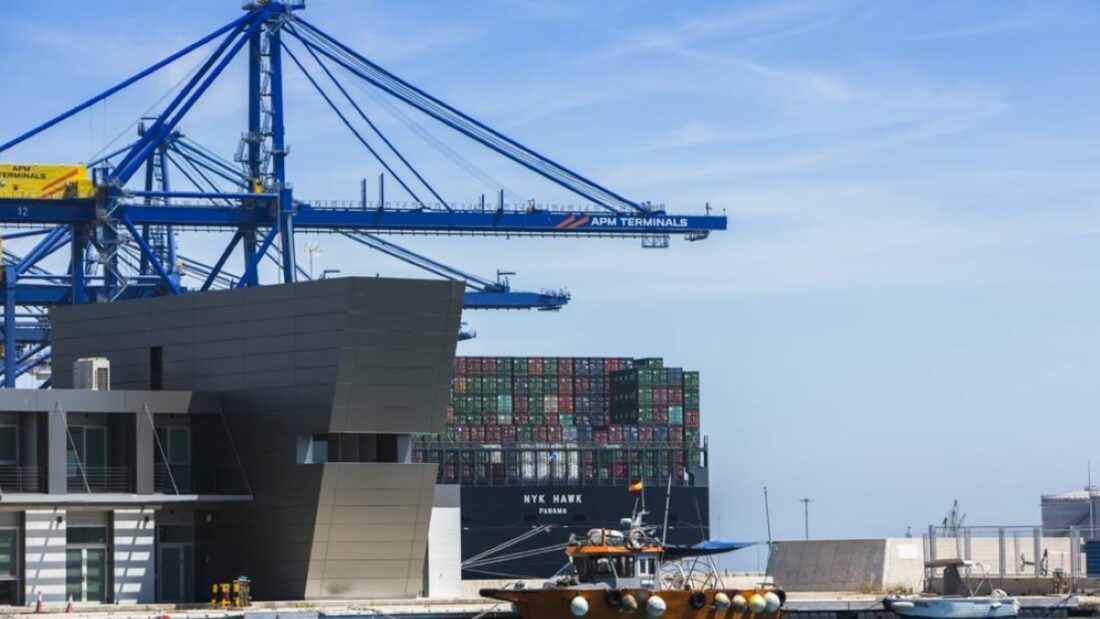 Valenciaport registró en octubre un incremento en las exportaciones del 11,7%