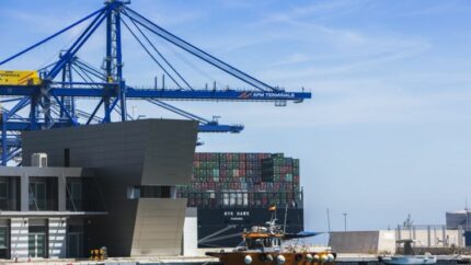 Valenciaport registró en octubre un incremento en las exportaciones del 11,7%
