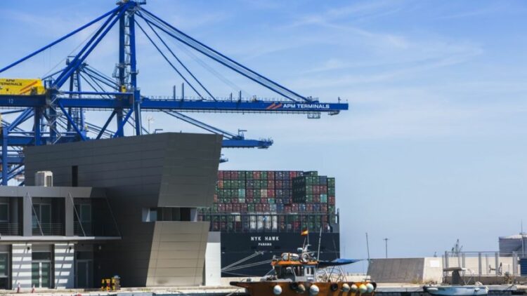 Valenciaport registró en octubre un incremento en las exportaciones del 11,7%
