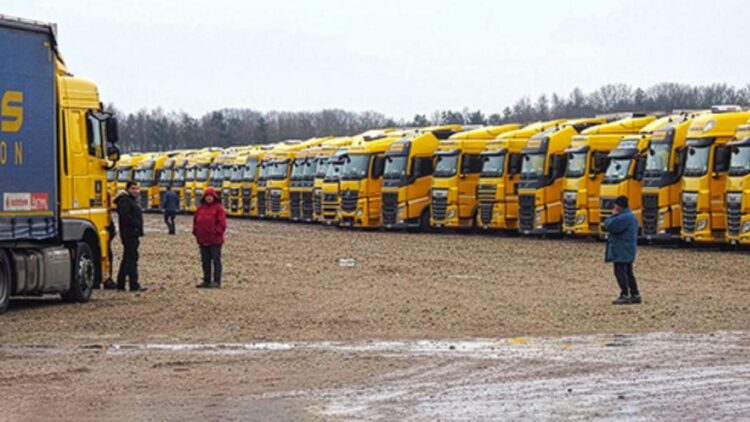 Controles específicos en los "aparcamientos navideños de camiones" en Bélgica