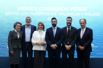 Baleària y los puertos de Valencia y Palma impulsan el primer corredor verde marítimo de España