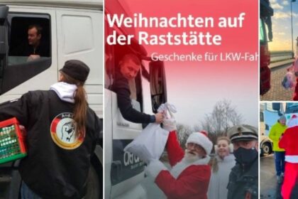 La Navidad para muchos camioneros está en los aparcamientos