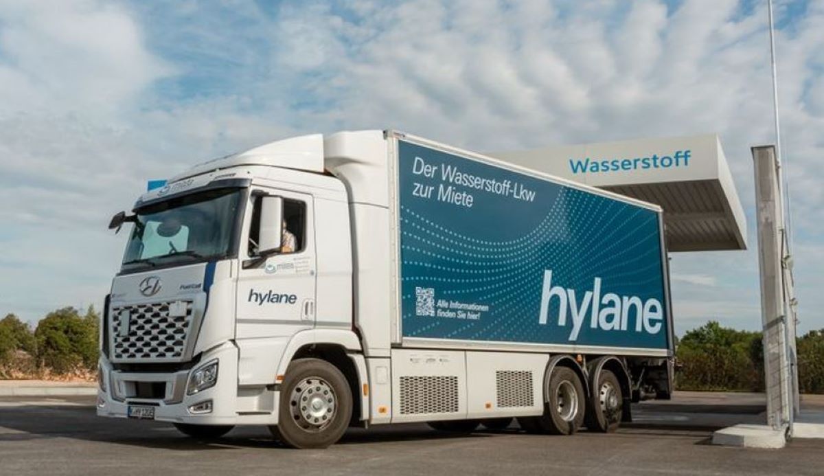La implementación de los camiones de hidrógeno en toda la UE. Foto: hylane La implementación de los camiones de hidrógeno en toda la UE
