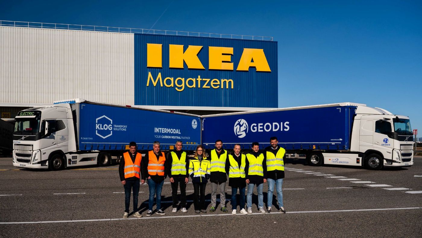 Colaboración entre Volvo Trucks, IKEA, GEODIS y KLog para descarbonizar el transporte en Cataluña