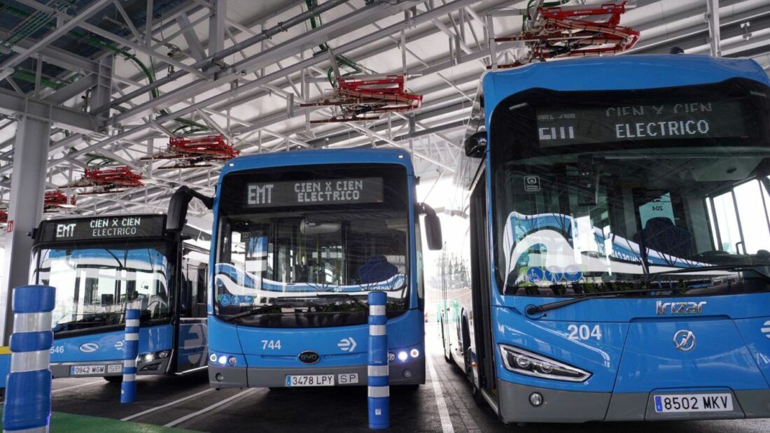 EMT Madrid licita el suministro de 120 autobuses 100% eléctricos
