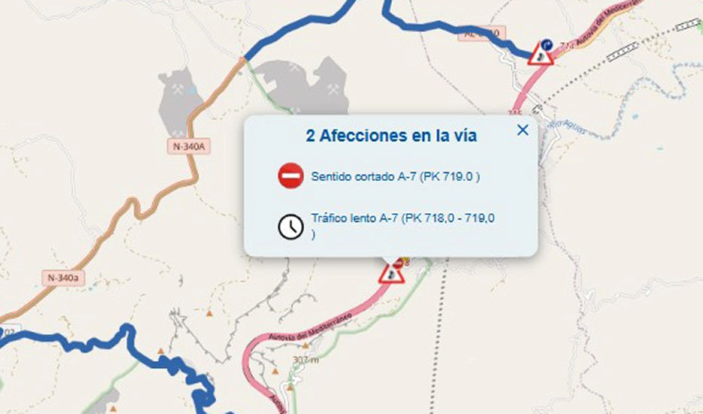 Fallece un camionero en la colisión entre dos camiones en la A-7 en Almería