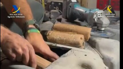 Intervienen más de 2.100 kilos de hachís en 6 remolques el puerto de Algeciras