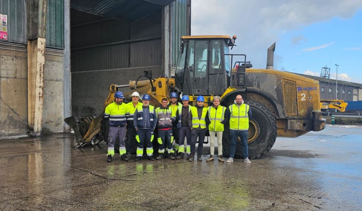 Huelga en los puertos asturianos por la estabilidad laboral en Bergé Marítima. Foto: Coordinadora Estatal de Trabajadores de los Puertos Huelga en los puertos asturianos por la estabilidad laboral en Bergé Marítima