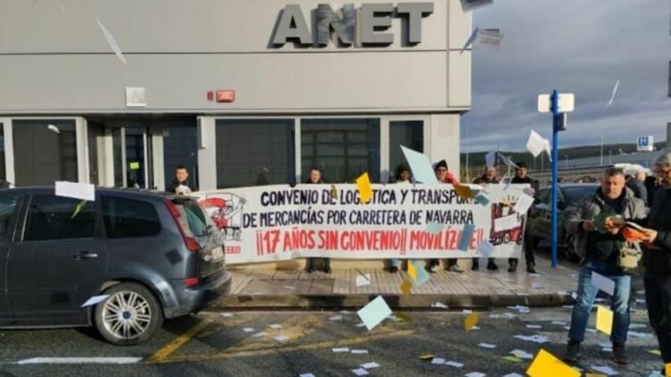 En la Radio de Diario de Transporte: La huelga de camioneros de Navarra