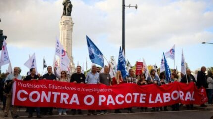 Transporte, educación y sanidad, entre los más afectados por la huelga general en Portugal