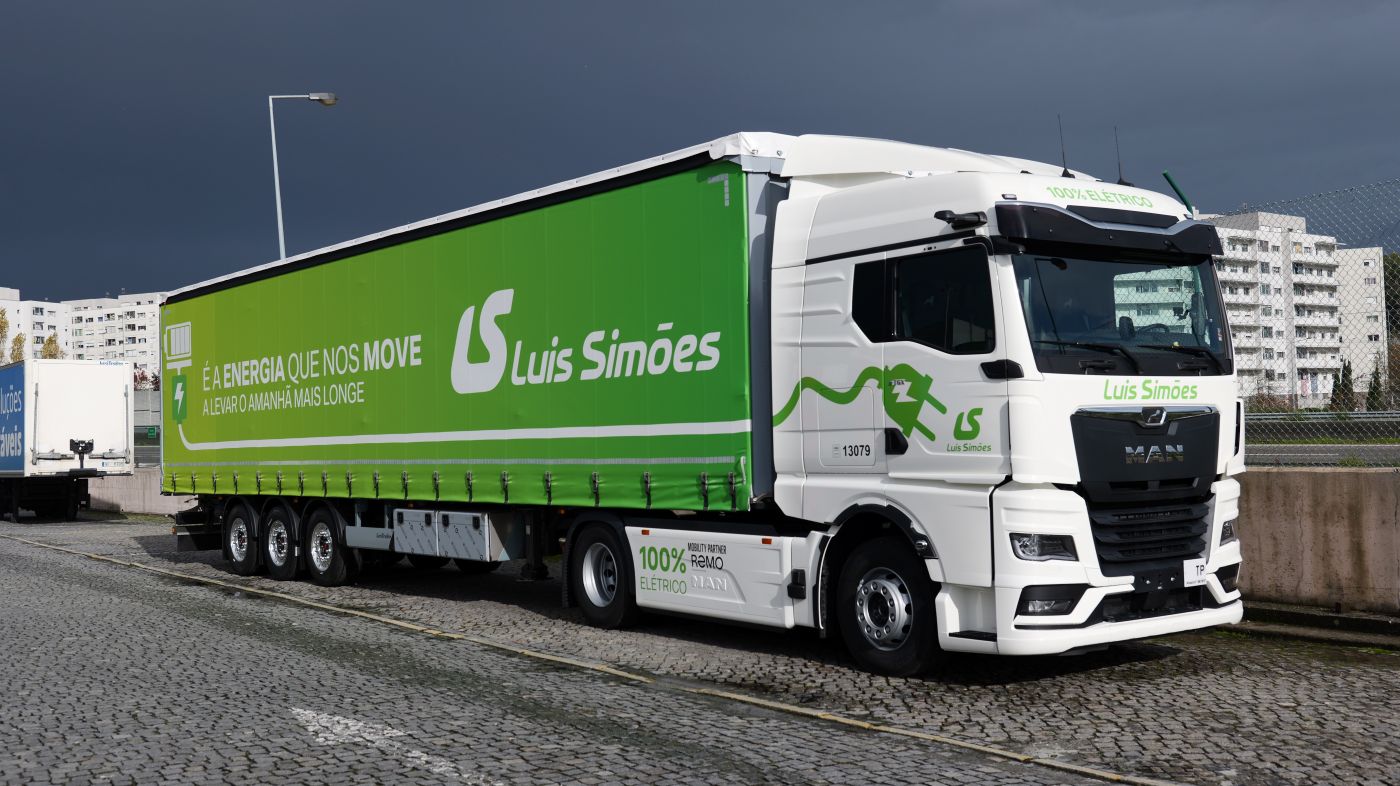 Luís Simões incorpora el primer camión eléctrico a su flota