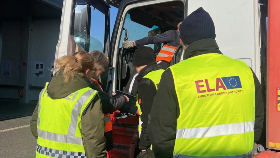 172.000 euros en multas durante una campaña europea de control de transporte. Foto: ELA 172.000 euros en multas durante una campaña europea de control de transporte