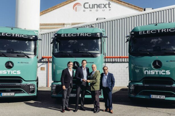 Nistics incorpora a su flota 5 camiones eléctricos Mercedes-Benz eActros 600 LS