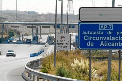 El Consejo de Ministros aprueba la liberalización del peaje de la AP-7 en la circunvalación de Alicante