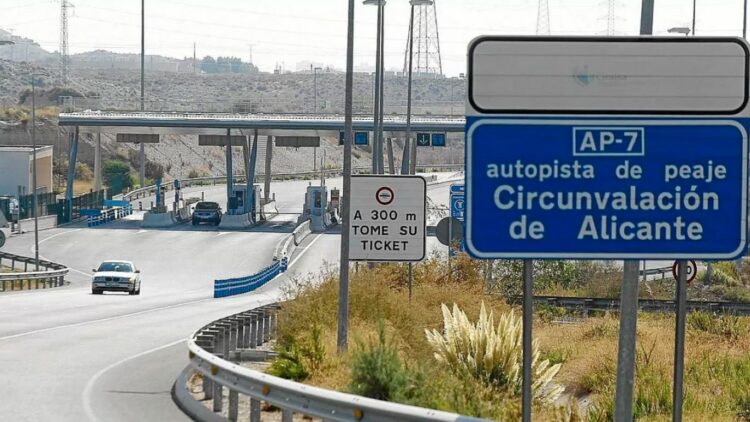 El Consejo de Ministros aprueba la liberalización del peaje de la AP-7 en la circunvalación de Alicante