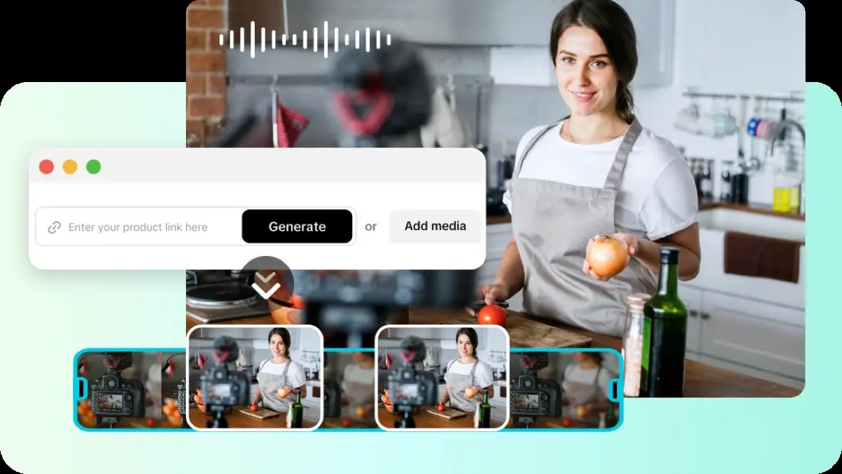 Crea vídeos de recetas fácilmente con un editor de vídeo apto para la cocina. Foto: PippiT AI Crea vídeos de recetas fácilmente con un editor de vídeo apto para la cocina