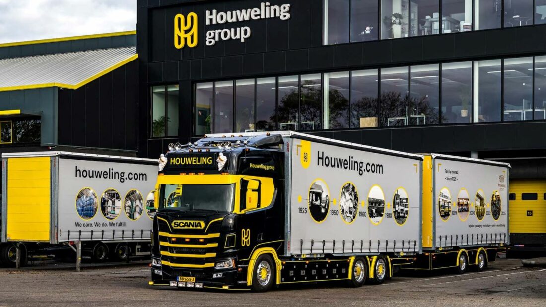 Houweling Transport celebró sus 100 años con un exclusivo camión Scania R770 V8