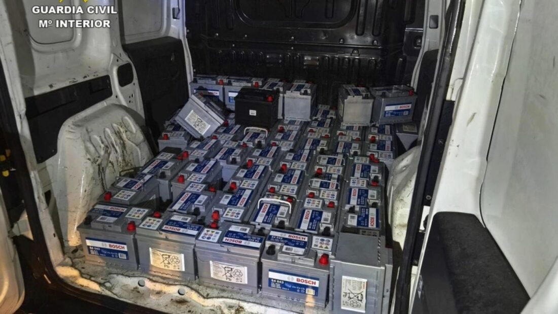 3 detenidos tras robar baterías de un camión estacionado en un área de servicio de la A-2