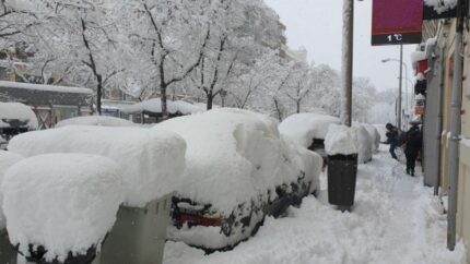 Alerta por nevadas en cotas bajas y lluvias intensas al menos hasta el martes 6
