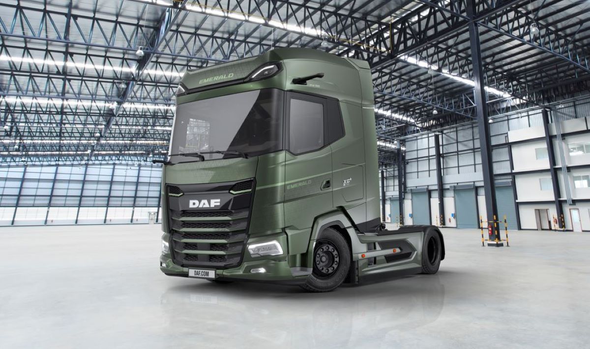 DAF presenta una edición exclusiva del XG⁺ Emerald Edition. Foto: DAF Trucks DAF presenta una edición exclusiva del XG⁺ Emerald Edition