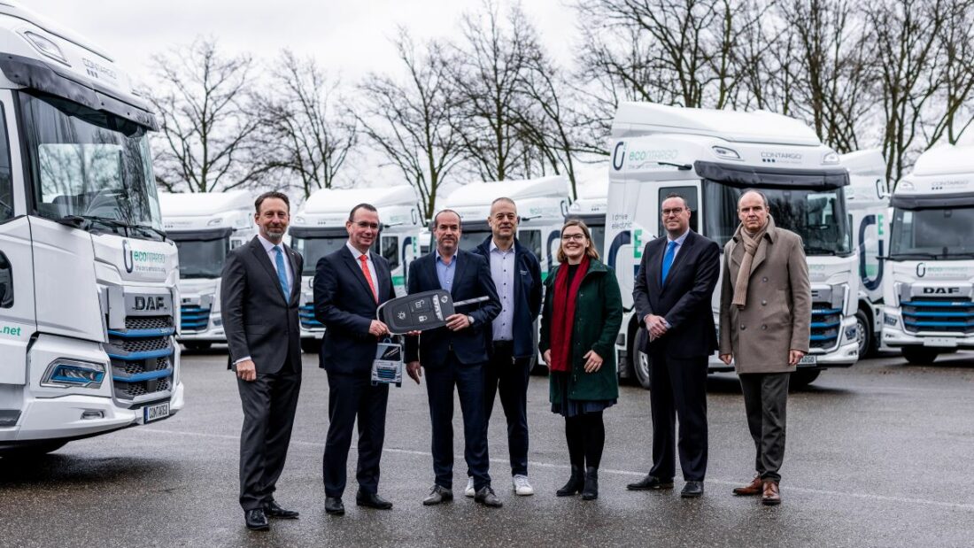 Contargo amplía su flota de camiones eléctricos a 90 camiones