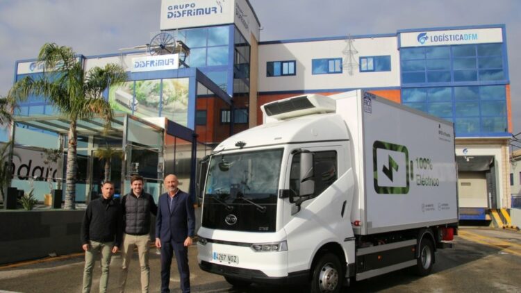 Grupo Disfrimur pone a prueba el camión eléctrico BYD ETM6