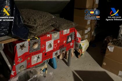 Desarticulada una organización que enviaba marihuana a Europa a través de empresas de transporte