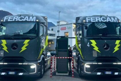 FERCAM amplía su flota con un camión eléctrico eActros 600