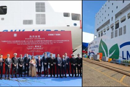 GNV recibe el GNV Aurora, su segundo buque propulsado a GNL