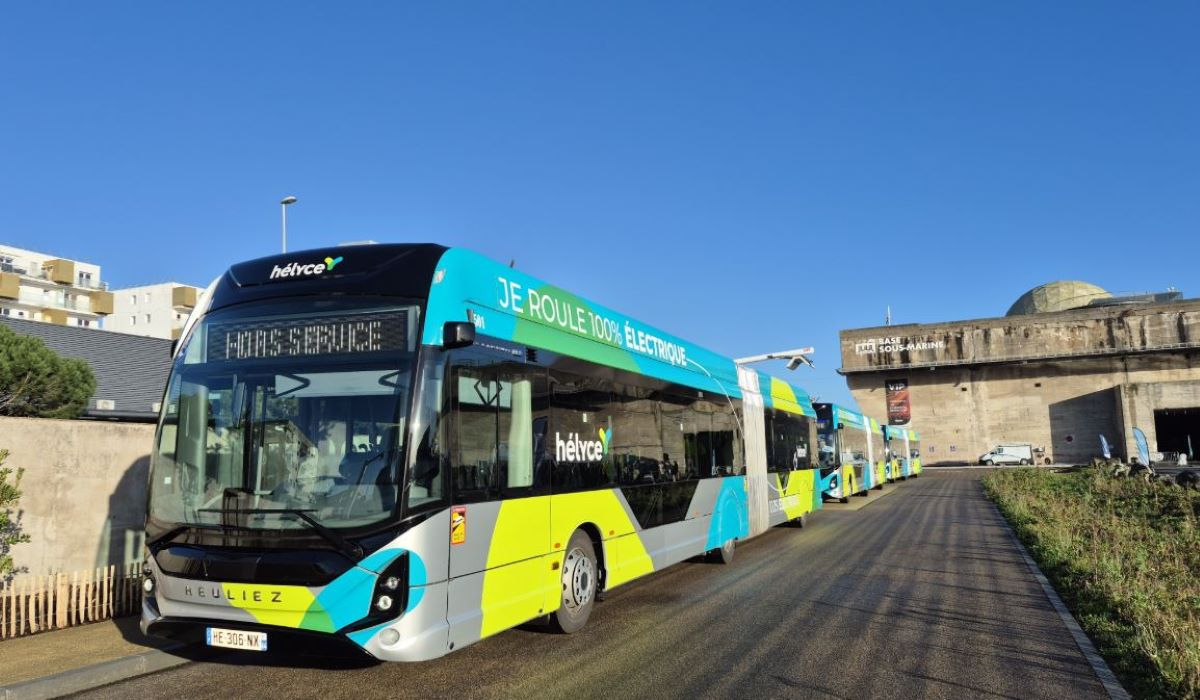 IVECO BUS entrega los primeros autobuses eléctricos en Saint-Nazaire en Francia. Foto: IVECO BUS IVECO BUS entrega los primeros autobuses eléctricos en Saint-Nazaire en Francia