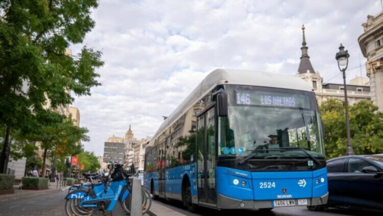Los viajes en autobuses de EMT Madrid y bicimad serán gratuitos los días 8 y 9 de enero