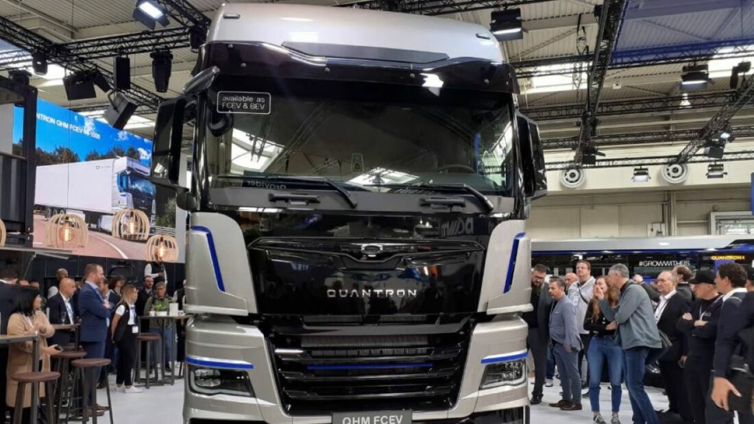 Quantron regresa con camiones cero emisiones de la mano del Grupo Haller