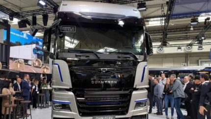 Quantron regresa con camiones cero emisiones de la mano del Grupo Haller