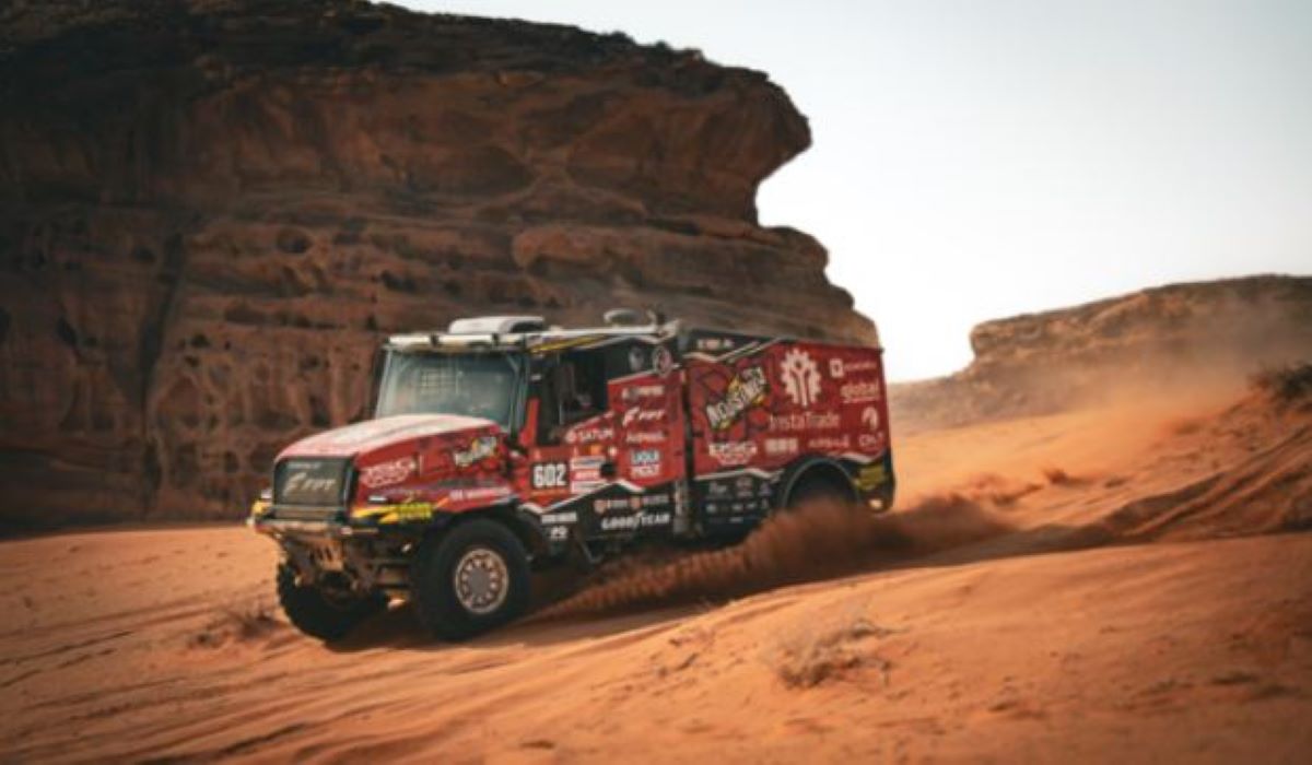 Team De Rooy vence en el Rally Dakar 2026 en la categoría de camiones. Foto: Goodyear Team De Rooy vence en el Rally Dakar 2026 en la categoría de camiones