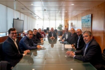 Encuentro institucional de Baleària, GNV y Trasmed con el Consell d’Eivissa