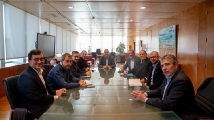Encuentro institucional de Baleària, GNV y Trasmed con el Consell d’Eivissa