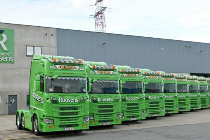 Transport Roosens amplía su flota con 10 camiones Scania, incluido un EcoCombi