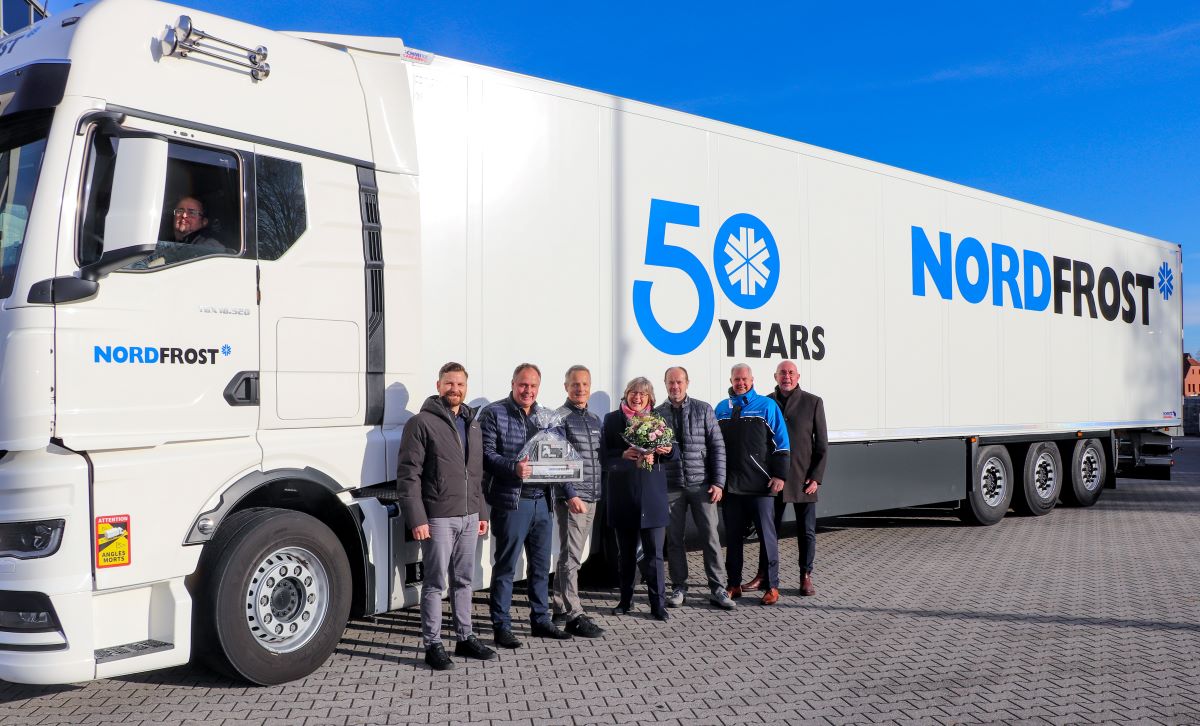 Schmitz Cargobull entrega el semirremolque frigorífico S.KO COOL número 1.000 a NORDFROST