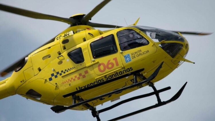 Herido un camionero tras una salida de vía en la N-120, en Lugo