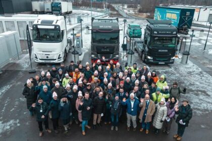 Prueban la carga de camiones eléctricos a temperaturas bajo cero