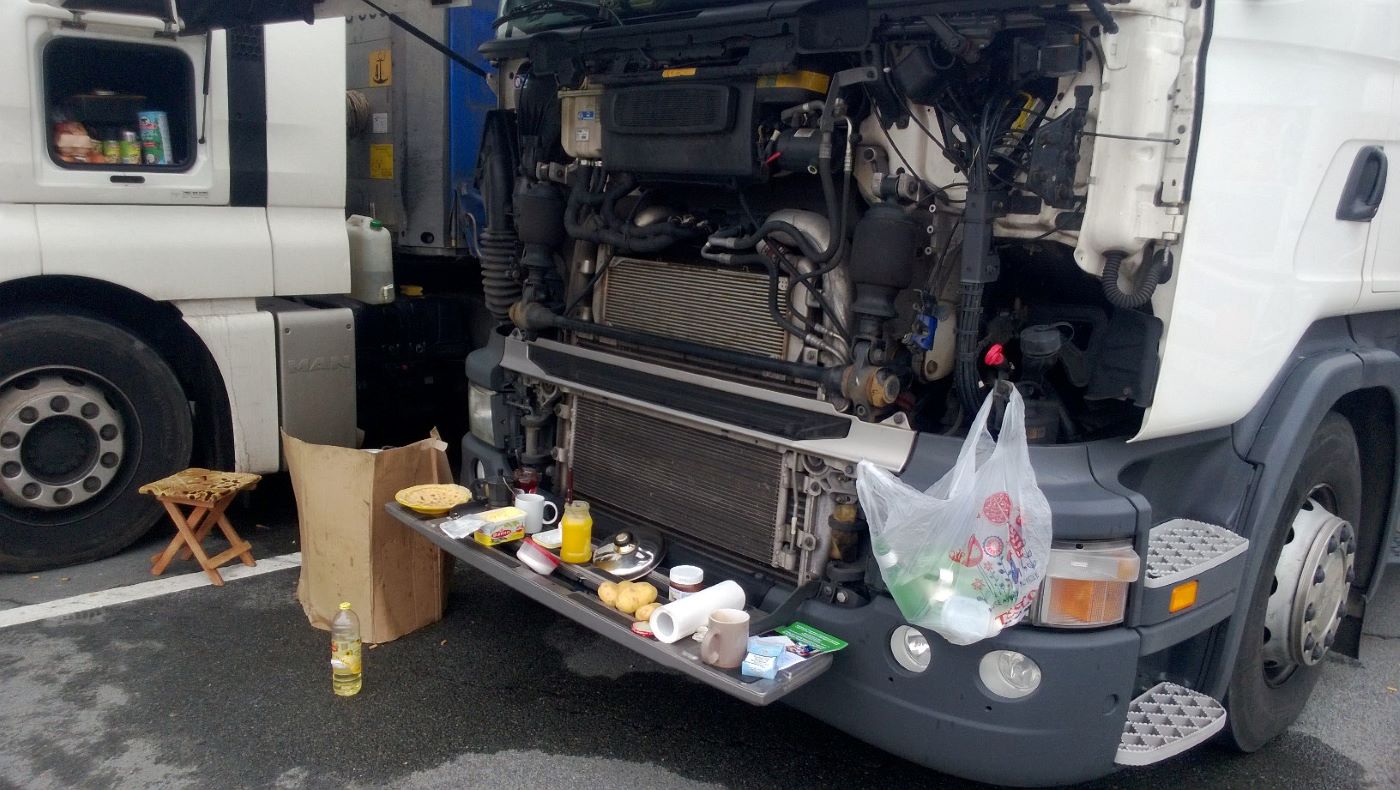 La explotación sistémica de los conductores en el transporte por carretera europeo