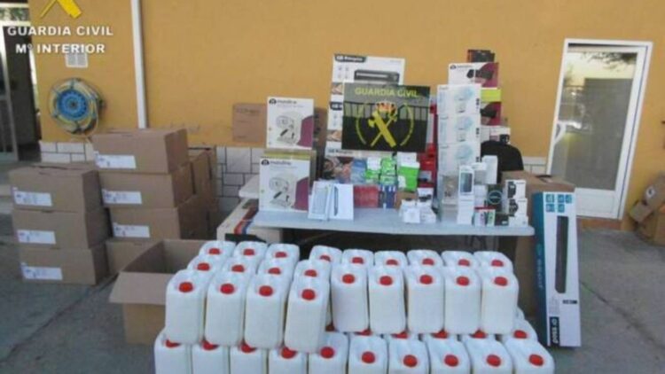 Desarticulada una organización dedicada al robo en el interior de camiones en Toledo