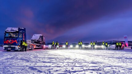 El eActros 600 conquista el Círculo Polar Ártico