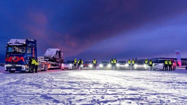 El eActros 600 conquista el Círculo Polar Ártico