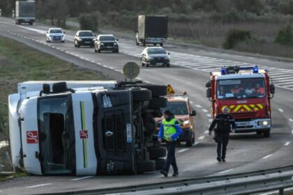 Francia alerta de interrupciones al tráfico de camiones por la tormenta Nils
