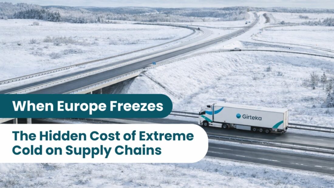 El coste oculto del frío extremo en las cadenas de suministro