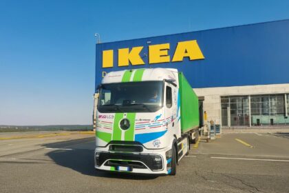 IKEA acelera la descarbonización del transporte por carretera en Italia con camiones eléctricos